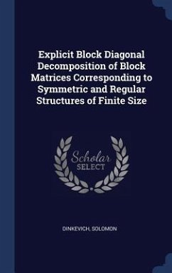 Explicit Block Diagonal Decomposition of Block Matrices Corresponding to Symmetric and Regular Structures of Finite Size - Dinkevich, Solomon