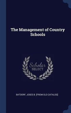 Cover The Management of Country Schools