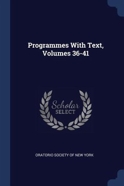 Programmes With Text, Volumes 36-41