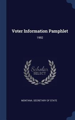 Voter Information Pamphlet: 1992