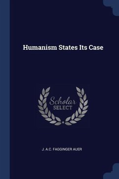 Humanism States Its Case