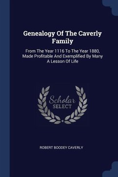 Genealogy Of The Caverly Family