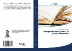 Therapeutic Management of Non Radicular LBP - Thangavelu, Karthikeyan