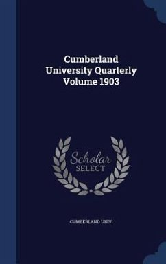 Cumberland University Quarterly; Volume 1903 - Univ, Cumberland