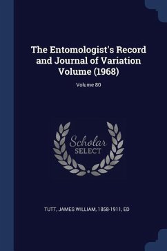 The Entomologist's Record and Journal of Variation Volume (1968); Volume 80