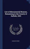 List of Monumental Brasses, Remaining in the County of Suffolk, 1903