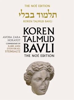 Koren Talmud Bavli Noe Edition: Volume 32: Avoda Zara Horayot, Hebrew/English, Color Edition - Steinsaltz, Adin