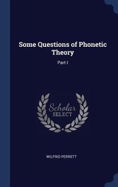 Cover Some Questions of Phonetic Theory: Part I