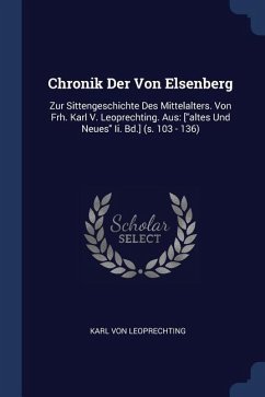 Cover Chronik Der Von Elsenberg