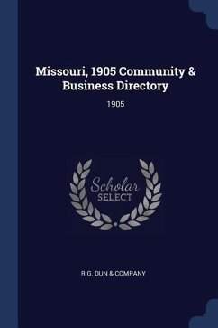 Cover Missouri, 1905 Community & Business Directory: 1905
