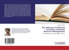 The Influence of Selected Functions of Human Resource Management