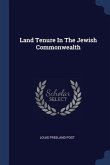 Land Tenure In The Jewish Commonwealth