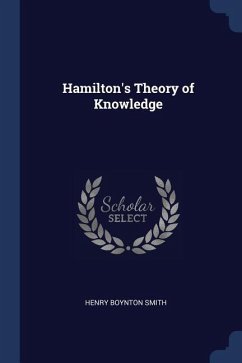 Hamilton's Theory of Knowledge