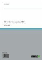 IFRS 1 - First time Adoption of IFRS (eBook, ePUB)
