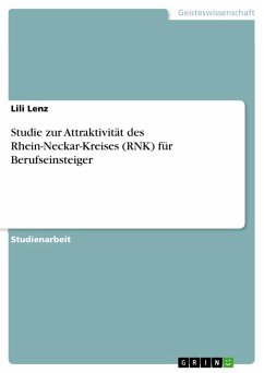 Studie zur Attraktivität des Rhein-Neckar-Kreises (RNK) für Berufseinsteiger (eBook, PDF)