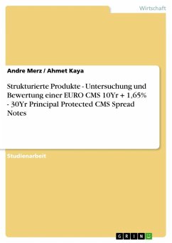 Strukturierte Produkte - Untersuchung und Bewertung einer EURO CMS 10Yr + 1,65% - 30Yr Principal Protected CMS Spread Notes (eBook, ePUB) - Merz, Andre; Kaya, Ahmet