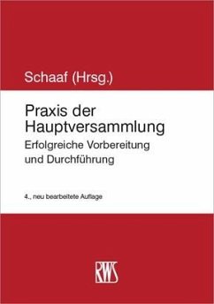 Praxis der Hauptversammlung (eBook, ePUB)