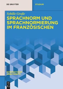 Cover Sprachnorm und Sprachnormierung im Französischen