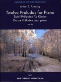 Twelve Preludes Op. 63, Klavier