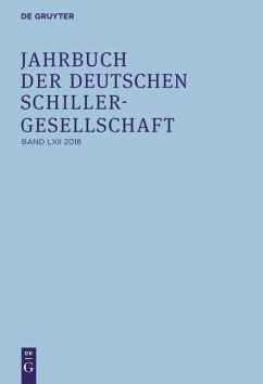 Jahrbuch der Deutschen Schillergesellschaft 2018 - Martini, Fritz