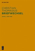 Briefe 1693-1698 / Christian Thomasius: Briefwechsel Band 2