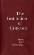 The Institution of Criticism (eBook,... - Bild 1