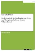 Das Kniegelenk. Das Patellaspitzensyndrom und Therapiemaßnahmen für den Volleyballsport