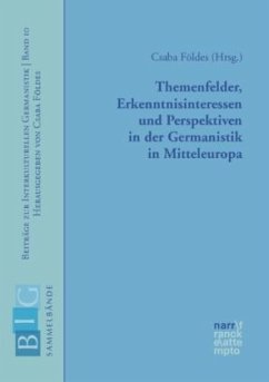 Cover Themenfelder, Erkenntnisinteressen und Perspektiven in der Germanistik in Mitteleuropa
