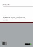 Die Grundlinien der Aussenpolitik Stresemanns (eBook, ePUB)