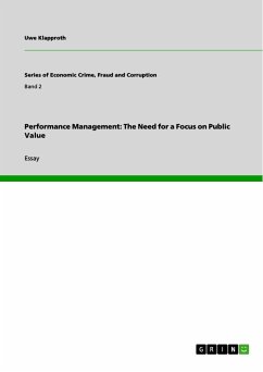 Performance Management: The Need for a Focus on Public Value (eBook, ePUB)