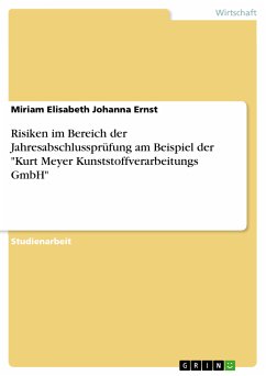 Risiken im Bereich der Jahresabschlussprüfung am Beispiel der "Kurt Meyer Kunststoffverarbeitungs GmbH" (eBook, ePUB)