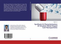 Synthesis & Characterization Of Divalent Metal Doped CuO Nanoparticles - S. G., Rejith