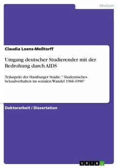 Umgang deutscher Studierender mit der Bedrohung durch AIDS (eBook, ePUB)