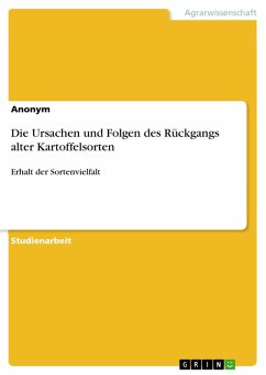 Die Ursachen und Folgen des Rückgangs alter Kartoffelsorten (eBook, ePUB)