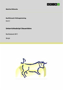 Unterrichtsskript Steuerlehre (eBook, ePUB) - Wünsche, Manfred