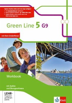 Green Line 5 G9. Workbook mit eingedrucktem Schlüssel zum Download von Online-Material Klasse 9