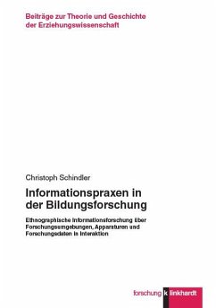 Cover Informationspraxen in der Bildungsforschung (eBook, PDF)