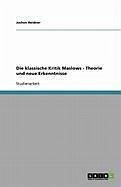 Die klassische Kritik Maslows - Theorie und neue Erkenntnisse (eBook, ePUB)