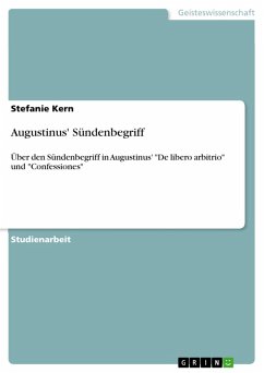 Augustinus' Sündenbegriff (eBook, ePUB) - Kern, Stefanie