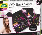 LENA® 42607 - DIY Bag Einhorn, Rucksack, Turnbeutel