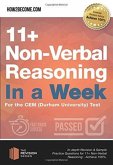 11+ Non-Verbal Reasoning in a Week