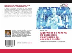 Algoritmos de minería de datos para clasificación de obesidad escolar