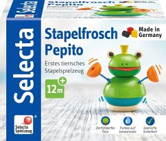 Selecta 62041 - Stapelfrosch Pepito, Holz, 10 cm