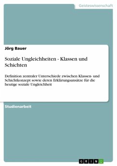 Soziale Ungleichheiten - Klassen und Schichten (eBook, ePUB) - Bauer, Jörg