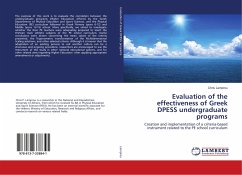 Evaluation of the effectiveness of Greek DPESS undergraduate programs - Lamprou, Chris