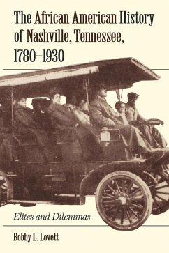 Cover African-American History of Nashville, Tennessee, 1780-1930 (eBook, PDF)