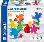 Selecta 62039 - Zwergenstapel, Stapelspiel, Holz, 7-teilig