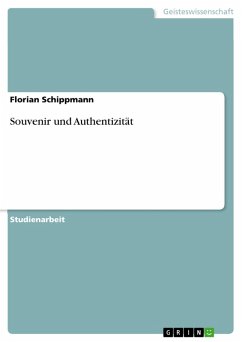 Souvenir und Authentizität (eBook, ePUB)