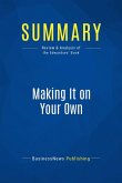 Summary: Making It on Your Own (eBook, ePUB)
