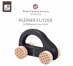 Selecta 64004 - bellybutton, Kleiner Flitzer, Schiebeauto, grau, 10 cm